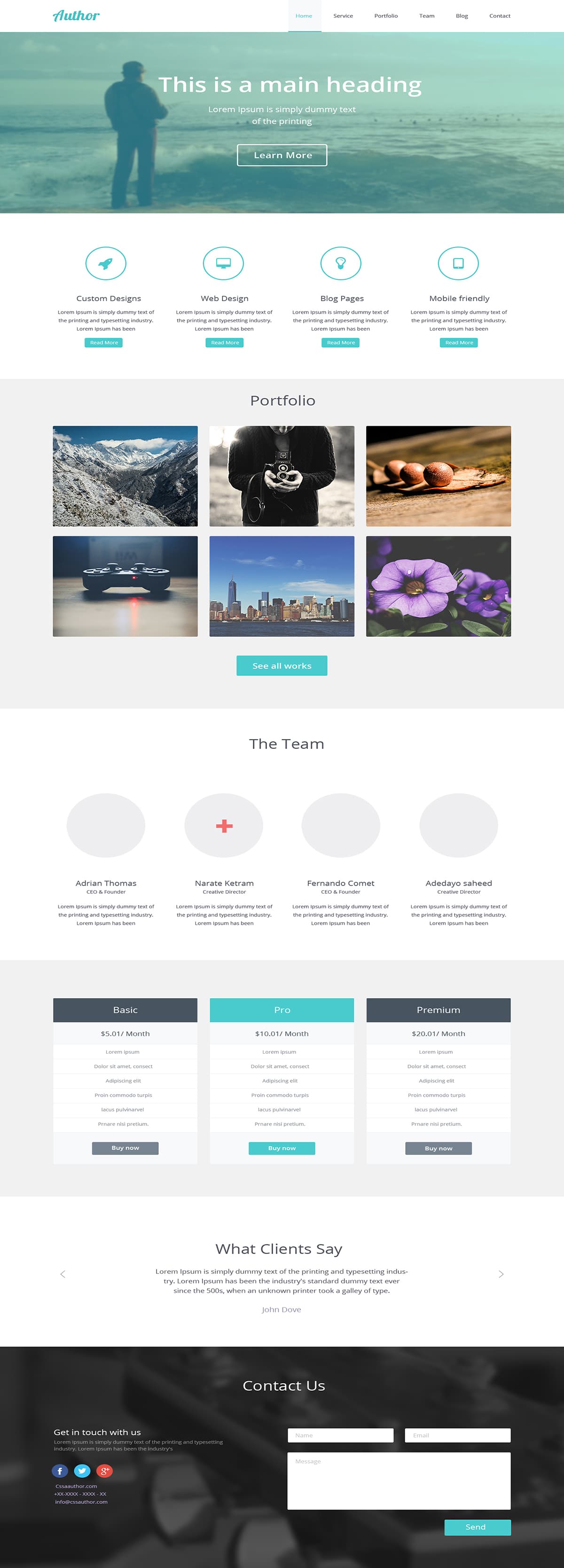 Landing Page