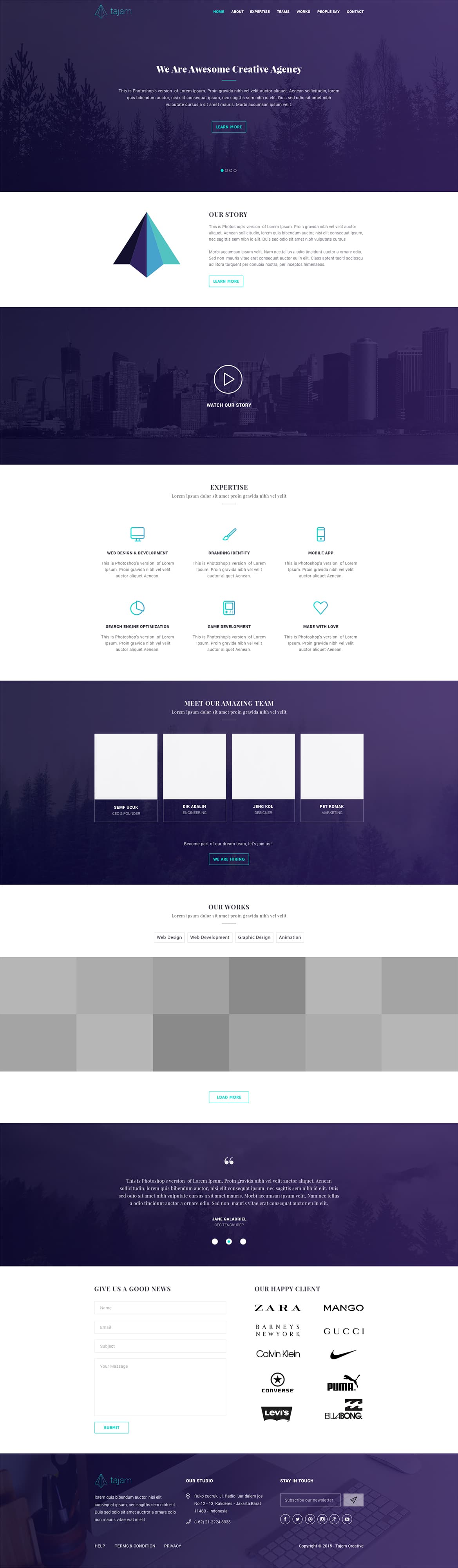 Landing Page